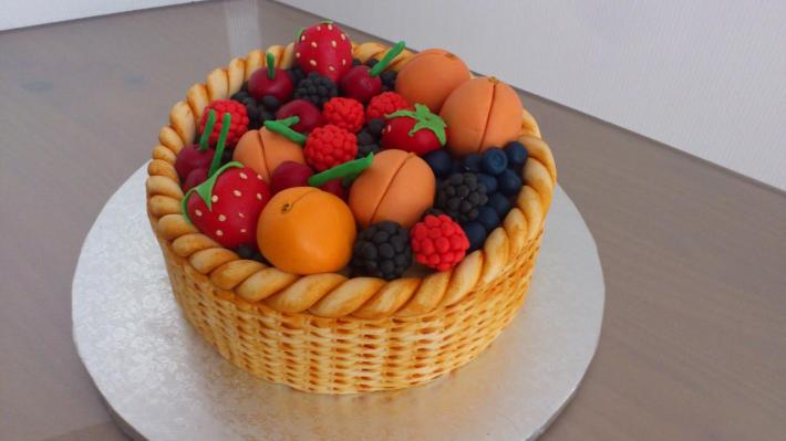 26 cake design panier de fruits 3